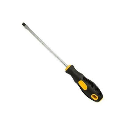 Chave de Fenda Emborrachada 1-4'' X 6'' Cromo Vanádio Ponta Imantada Cabo Anatômico Dtools