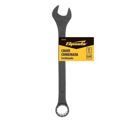 Chave Combinada 21mm Fosfatizada em Aço Cromo Vanádio Laranja Sparta Ferramentas