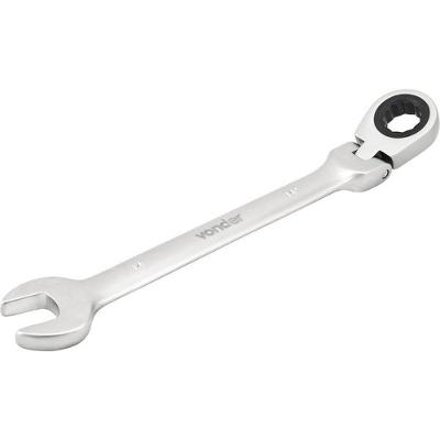 Chave Combinada 17mm 3606200017 com Catraca Articulada em Aço Cromo Vanádio Vonder
