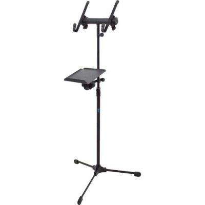 Suporte Multifuncional PNT Preto [F002] para Tablets, Notebooks e Banners com Regulagem de Altura