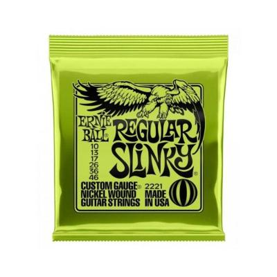 Encordoamento Para Guitarra 0.10 Niquel Regular Slinky 2221 Ernie Ball