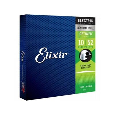 Encordoamento Para Guitarra .010 Light Heavy Optiweb 19077 Elixir