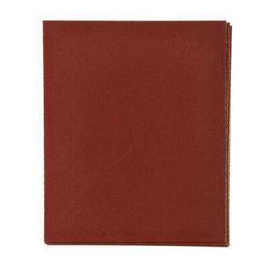 Folha de Lixa Costado de Papel Grão 600 230x280mm para Lixamento Suave Vermelho MTX