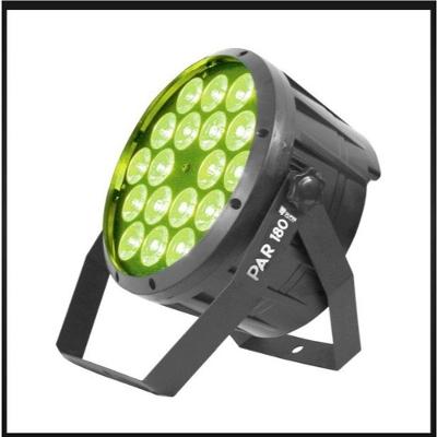 Canhão Par Led Dj Luz 18-54-60 Strobo Bivolt 110V-220V Preto OEM