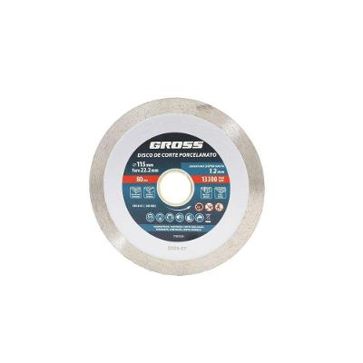 Disco Diamantado para Porcelanato Jaguar 7305255 115x1,2x22,2mm Azul Gross