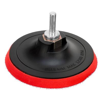 Disco para Lixa de Velcro 115mm 12500 RPM 762189 com Adaptador Rosca M14 Vermelho MTX