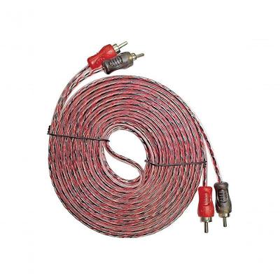 Cabo de Áudio RCA C-025 Performance 2RCA X 2RCA Macho 5,0M para Som Estéreo Evus