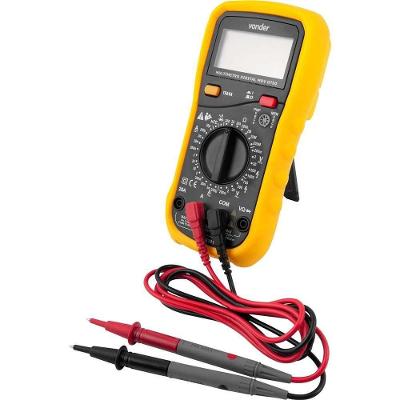 Multímetro Digital Vonder Mdv 0750 1.000 V 20 A Tensão Ac/dc Resistência Teste De Diodo E Transistor
