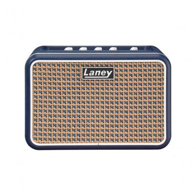 Mini Amplificador para Guitarra Mini-ST-Lion-2 com Delay Digital e Drivers Estéreo 2 X 3” Azul Laney
