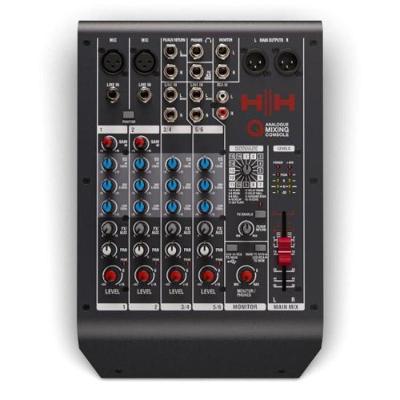 Mesa de Som Queensberry Q6FX 6 Canais com Equalizador 3 Bandas e Efeitos DSP Preta