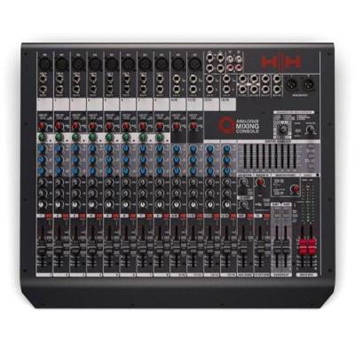 Mesa de Som Queensberry Q16FX 16 Canais com Efeitos DSP e Interface USB Preta QueensBerry