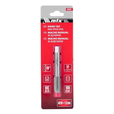 Macho Manual M10 X 1,5mm Aço Rápido Hss P6m5 766929 para Rosca Interna Mtx