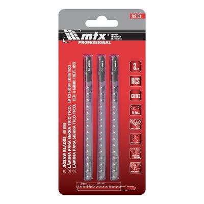 Lâmina para Serra Tico 90x3,0mm Aço Carbono U8 782169 T301CD Vermelho MTX