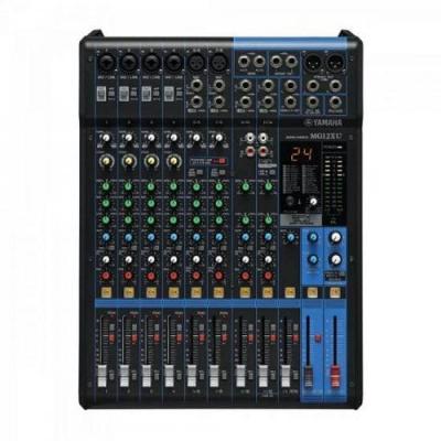 Mesa de Som Analógica MG12XU 12 Canais com Efeitos SPX Preta Yamaha
