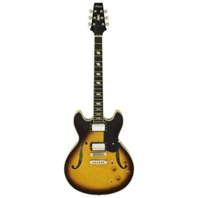 Guitarra Elétrica Aria Pro II TA-CLASSIC com Corpo em Maple Oco e Captadores Classic Power II Brown