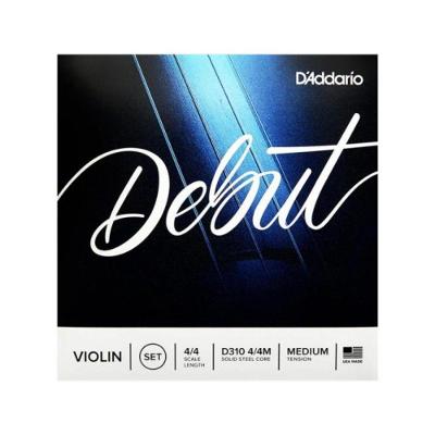 Encordoamento Violino Tensão Média Daddario Debut D310 4-4m