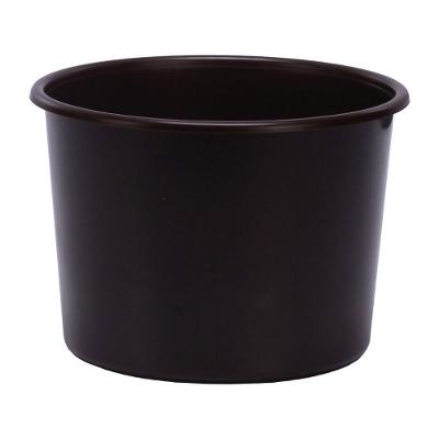 Baldinho de Pipoca Plástico PP Ou PE 1 e 5L Kit 20 Unidades Preto OEM