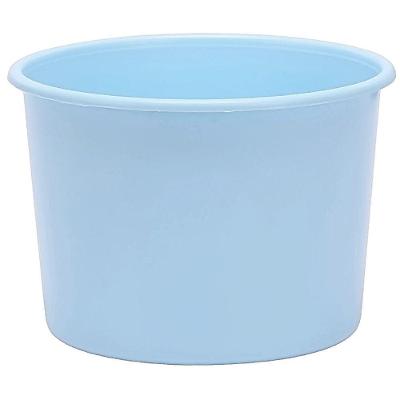 Baldinho de Pipoca em Plástico PP Ou PE 1 e 5L Kit 20 Unidades Azul Bebê OEM