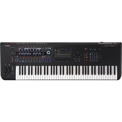 Teclado Sintetizador Montage M7 com 76 Teclas e Três Geradores Sonoros Preto Yamaha