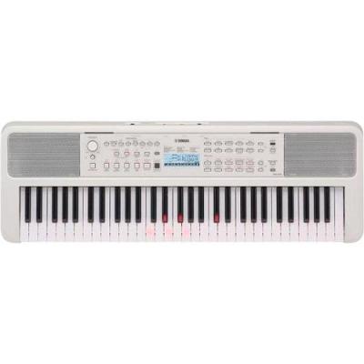 Teclado Musical Portátil EZ-310 com 61 Teclas Sensíveis ao Toque e Função Light Guide Branco Yamaha