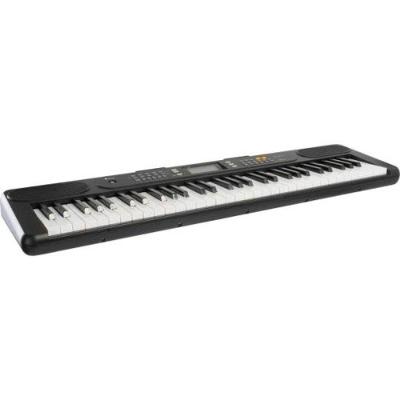 Teclado Musical HE-300 Estudante com 61 Teclas e 300 Timbres Preto Harmonics
