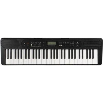 Teclado Musical HA-500 com 61 Teclas Sensíveis, 500 Timbres e 500 Ritmos, Preto Harmonics