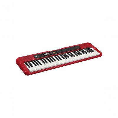 Teclado Musical CT-S200RDC2-BR com 61 Teclas Padrão e 400 Timbres Vermelho Casio