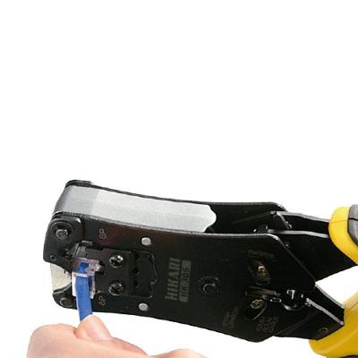 Testador De Cabos De Rede E Alicate De Crimpar Hikari Hk-305