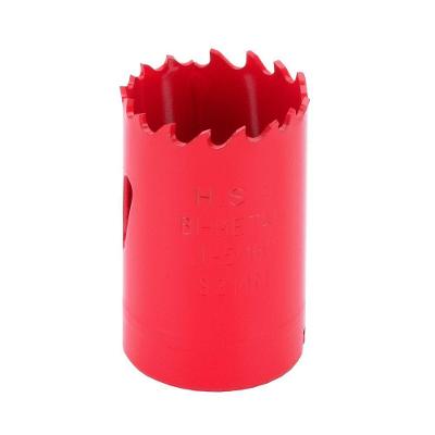 Serra Copo Bimetal 33mm Aço Rápido para Furos em Metais e Plásticos Vermelho MTX