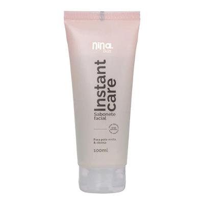 Sabonete Facial Instant Care com Limpeza Profunda e Hidratação Intensa Nina Makeup