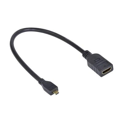 Cabo Adaptador Micro HDMI X HDMI Amchf-30 Full HD com Suporte a Áudio 7.1 30CM Vinik