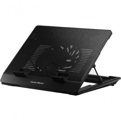 Base para Notebook Ergostand Lite R9-nbs-eslk-gp com Ventoinha 160 mm e 2 Portas USB Preto Cooler