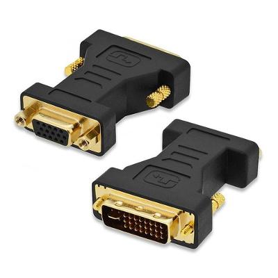 Adaptador DVI para VGA DVI Macho 24+5 X VGA Fêmea para Conectar Monitor Analógico NWT