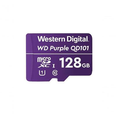 Cartão de Memória Microsd WD Purple 4600164 128GB Gravação Contínua 24H-7 Western Digital