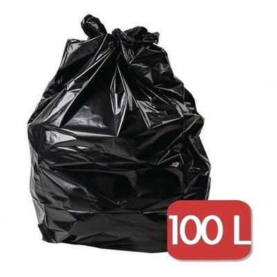 Saco para Lixo 100 Litros Intermediário Preto 100L com 100 Unidades Higipack