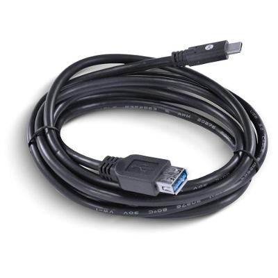 Cabo USB Tipo C Extensor USB a Fêmea V3.2 Gen1 5GBPS 2M Alta Velocidade Preto Vinik