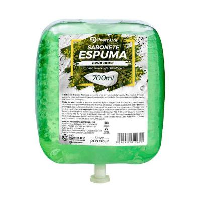 Sabonete Refil Espuma Erva Doce 700ML Premisse para Uso Diário na Higiene Pessoal