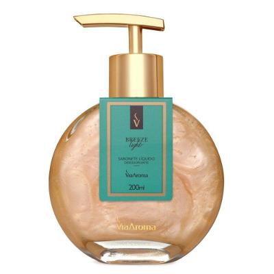 Sabonete Líquido Desodorante Breeze com Fragrância Suave 200ML para Banheiro Via Aroma