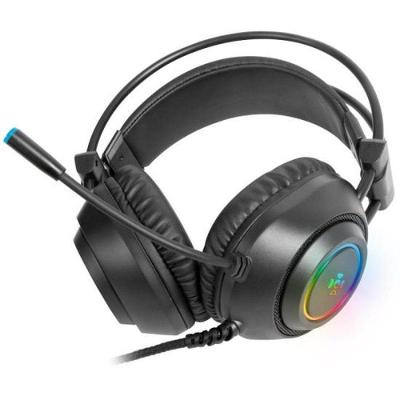 Headset Gamer Crusader P2 + USB RGB com Conexão P2 e USB, Cancelamento de Ruído e Iluminação RGB