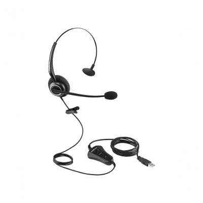 Headset CHS 55 USB 4010058 com Conexão USB e Cancelador de Ruído para Voip Intelbras