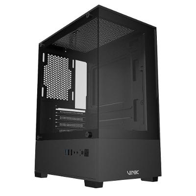 Gabinete Gamer G-Shield Vidro Temperado GGGSBKV2 Mid Tower ATX com Painel Lateral Transparente Preto