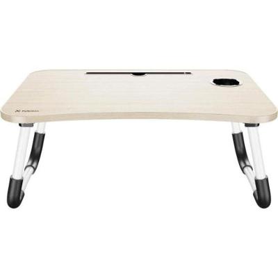 Mesa Dobrável de Colo para Notebook Lapdesk Madeira [F002] com Suporte para Tablet e Gaveta