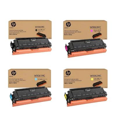 Kit Toner para Impressora a Laser W9060MC W9061MC Alto Rendimento Até 16000 Páginas Preto HP