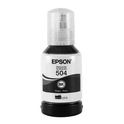 Refil de Tinta T504 Preto 127ML Rendimento Aproximado 7500 Páginas para Impressoras Compatíveis