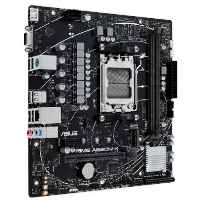 Placa Mãe Prime A620M-K Socket AMD AM5 DDR5 Chipset AMD A620 com M.2 e USB 3.2 Asus