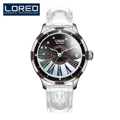 Relógio Feminino de Luxo Analógico 1101 à Prova D'água Preto Elegante