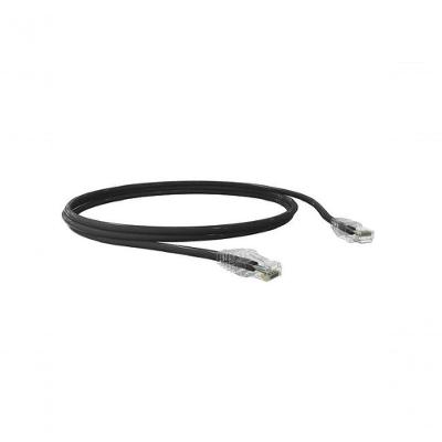 Patch Cord Cat5e 35104008 2,5M para Voz Dados e Imagens Preto Furukawa