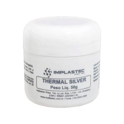 Pasta Térmica Thermal Silver Pote 50g 8 Unid.