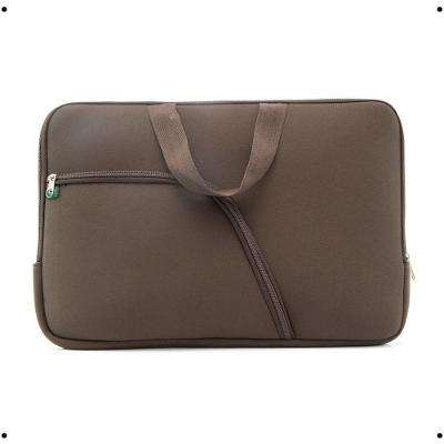 Pasta para Notebook Case com Bolso para 14 15 e 17 Polegadas Resistente Marrom OEM