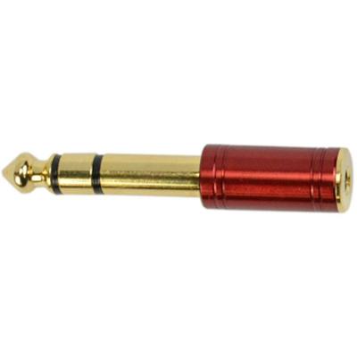 Adaptador P2 P10 ST Vermelho com Estrutura em Latão CLA Usinado Santo Angelo